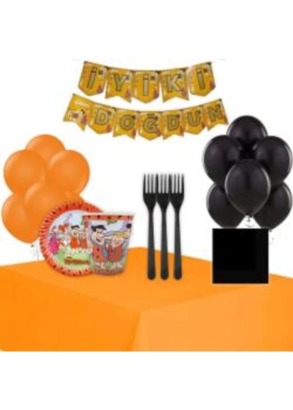 Taş Devri Parti Seti 16 Kişilik - Gorsel 1