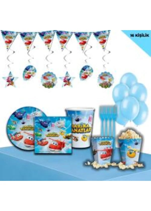 Harika Kanatlar Parti Seti 16 Kişilik - Gorsel 1