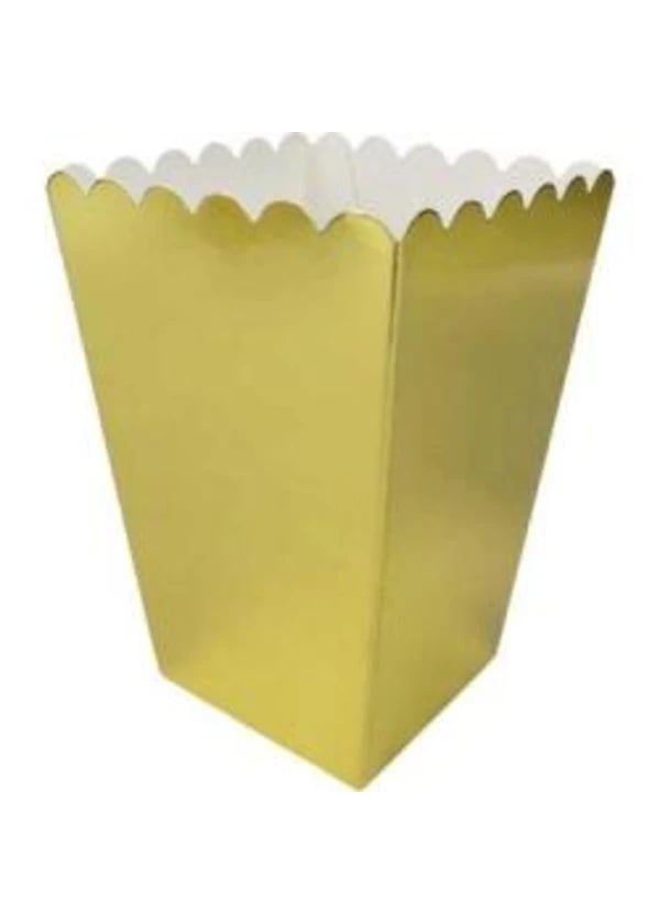 Metalik Altın Mısır Kutusu 8'li - Gorsel 1