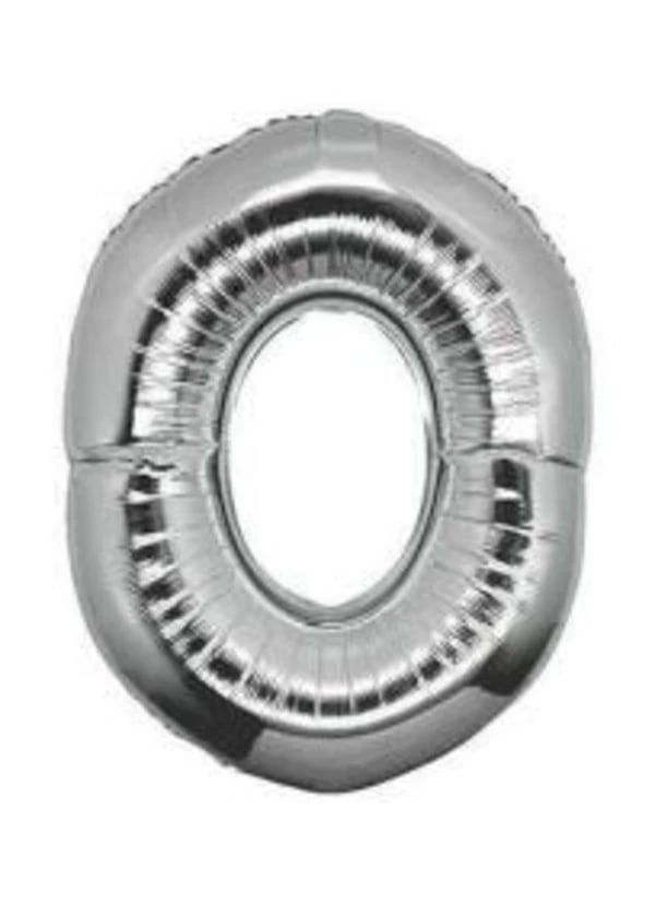 O Harf Folyo Balon Gümüş 75cm - Gorsel 1