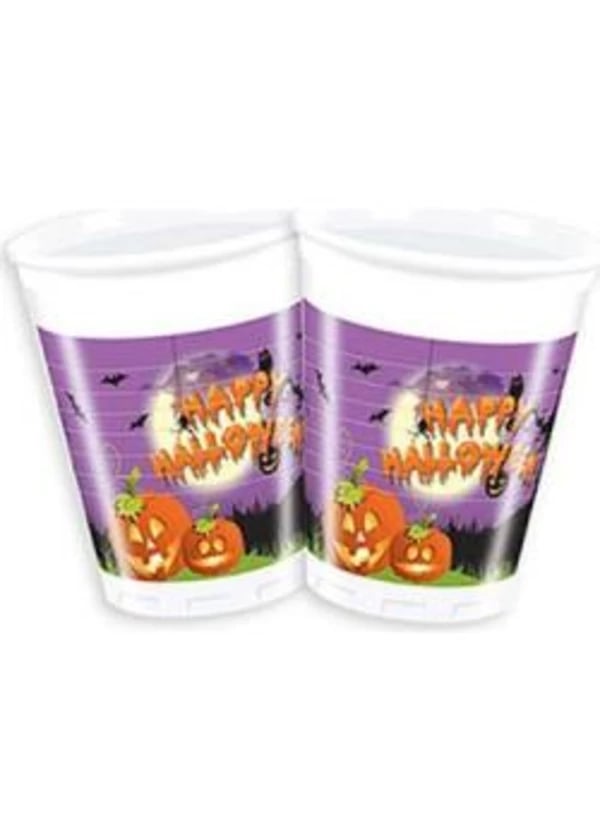 Halloween Plastik Bardak 8'li - Gorsel 1