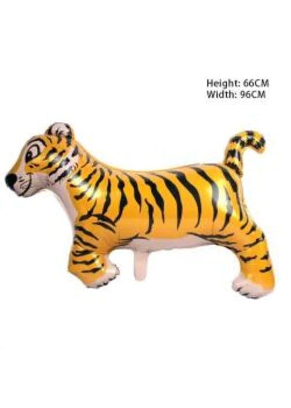 Koşan Kaplan Folyo Balon 96x66cm - Gorsel 1