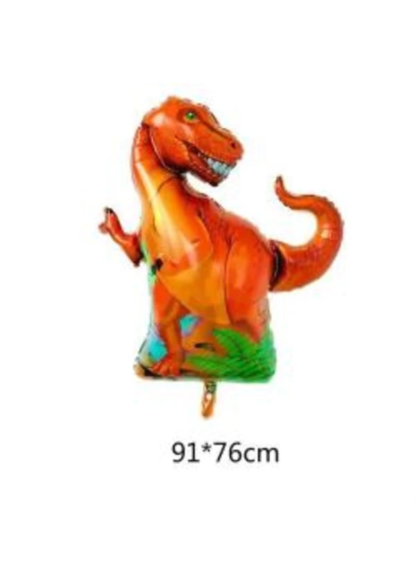 Turuncu Dinazor Folyo Balon 91x76cm - Gorsel 1