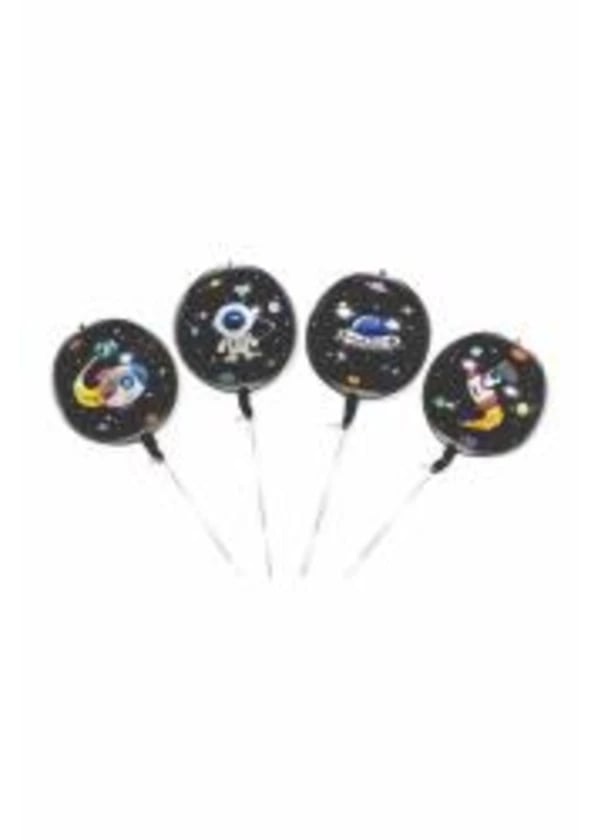 Uzay Temalı Space Yuvarlak Folyo Balon 60cm - Gorsel 1