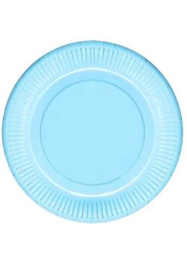 Makaron Mavi Karton Tabak 8'li - Gorsel 1