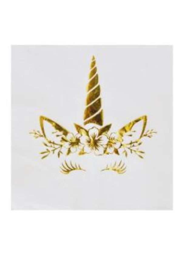 Unicorn Gold Peçete 16'lı - Gorsel 1