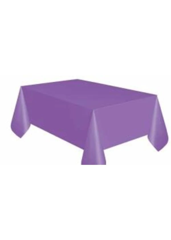 Mor Plastik Masa Örtüsü 137x270cm - Gorsel 1