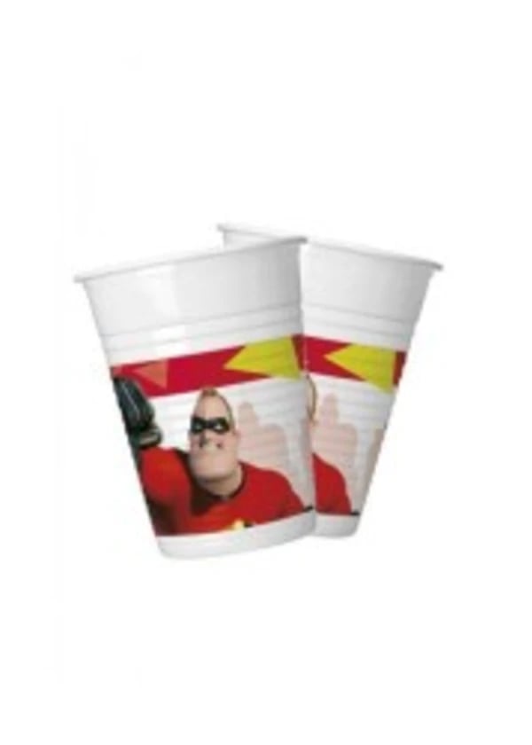 Incredibles İnanılmaz Aile Bardak 8'li - Gorsel 1