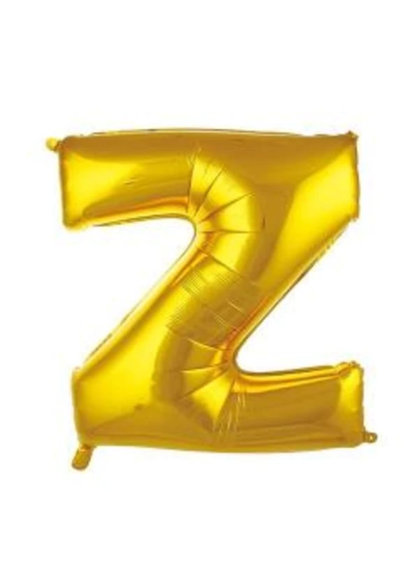 Z Harf Folyo Balon Altın 75cm - Gorsel 1