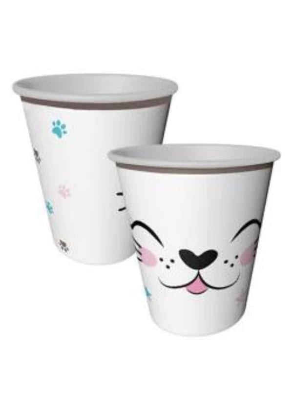 Miss Cat Karton Bardak 8'li - Gorsel 1