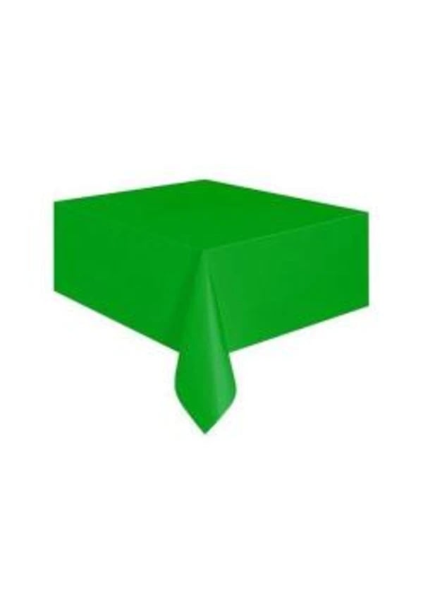 Yeşil Plastik Masa Örtüsü 120x180cm - Gorsel 1