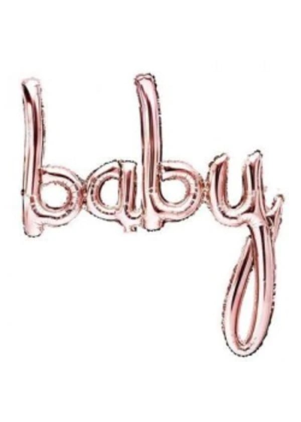 Baby Rose Gold Folyo Balon - Gorsel 1