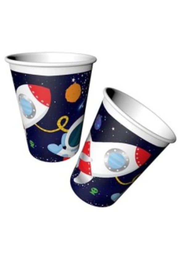Uzay Temalı Kozmik Galaksi Bardak 8'li - Gorsel 1
