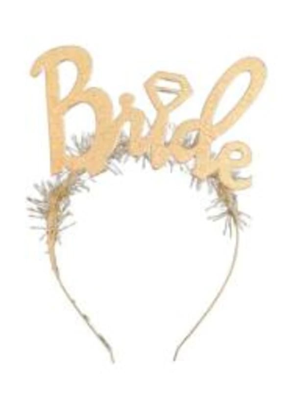 Bride Altın Metal&Eva Taç - Gorsel 1