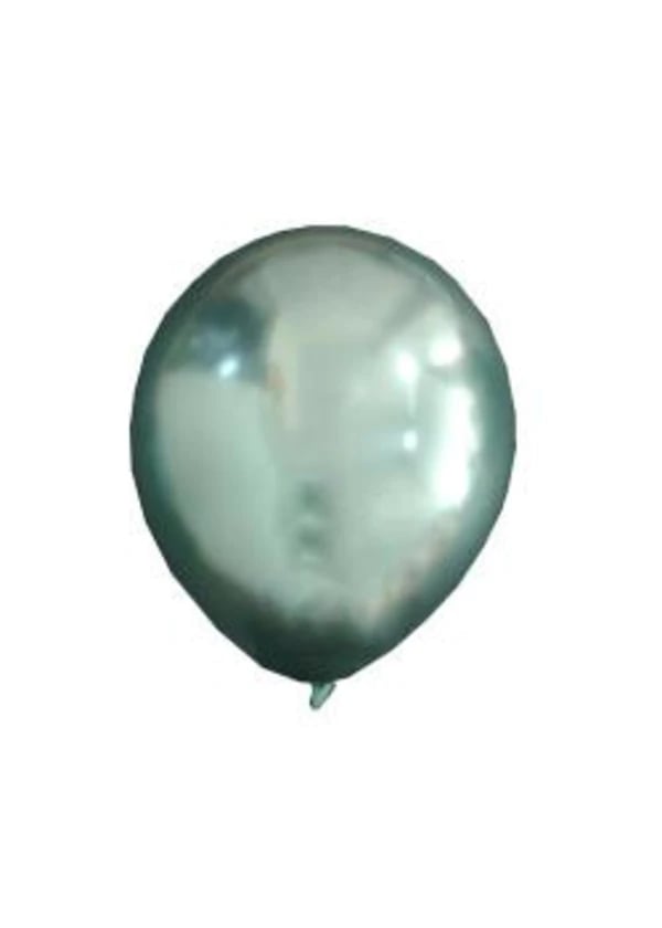 Krom Mini Yeşil Dekorasyon Balonu 10'lu - Gorsel 1