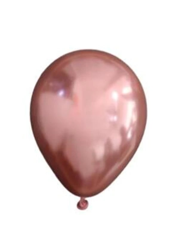 Krom Mini Pembe Dekorasyon Balonu 10'lu - Gorsel 1