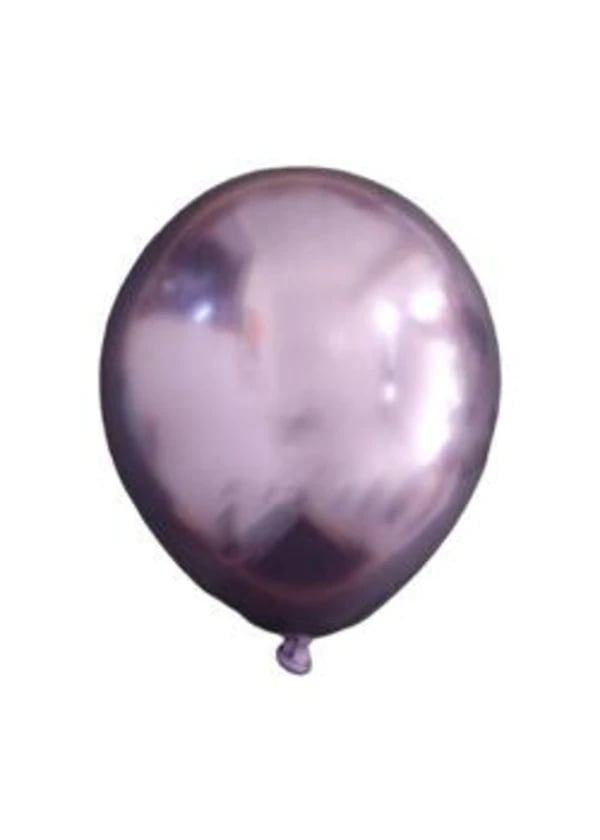 Krom Mini Mor Dekorasyon Balonu 10'lu - Gorsel 1