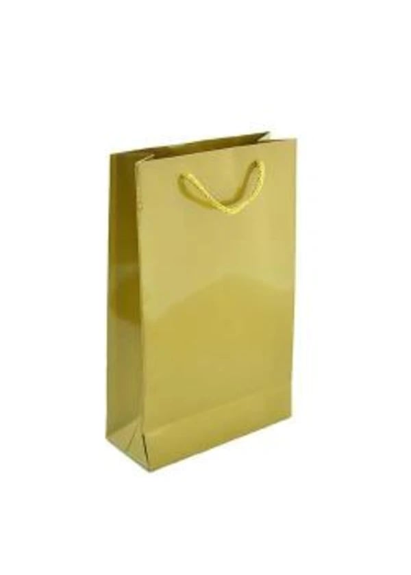 Metalize Altın Karton Çanta 12x17cm 25ad. - Gorsel 1