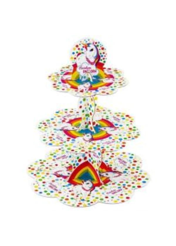 Unicorn Rainbow Temalı Kek Standı - Gorsel 1