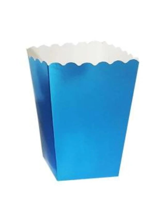 Metalik Mavi Mısır Kutusu 8'li - Gorsel 1