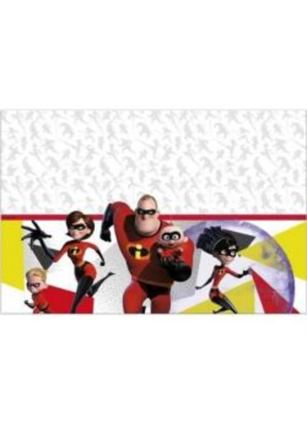 Incredibles İnanılmaz Aile Masa Örtüsü 120x180cm - Gorsel 1