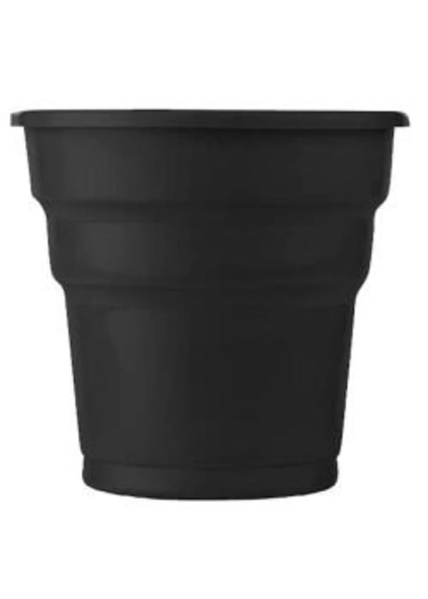 Plastik Siyah Bardak 24'lü - Gorsel 1