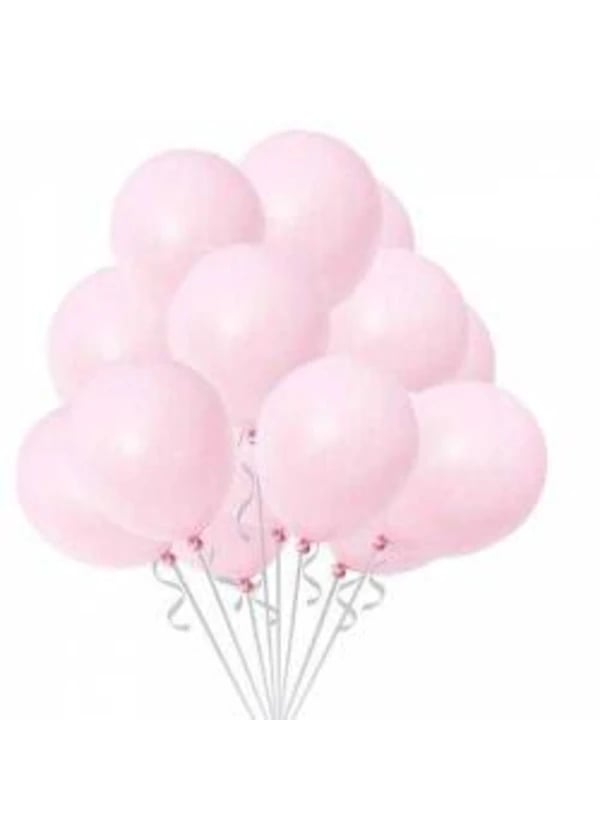 Makaron Pembe Balon 10'lu Paket - Gorsel 1