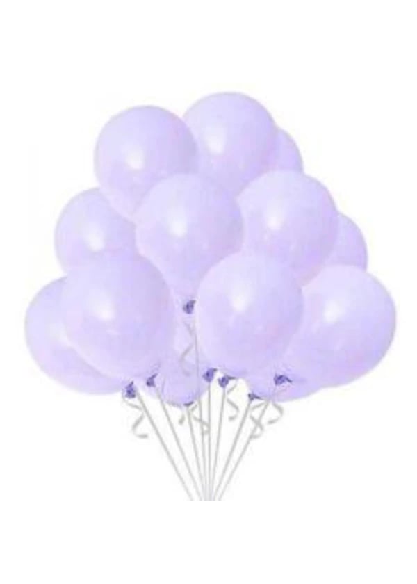 Makaron Lila Balon 10'lu Paket - Gorsel 1