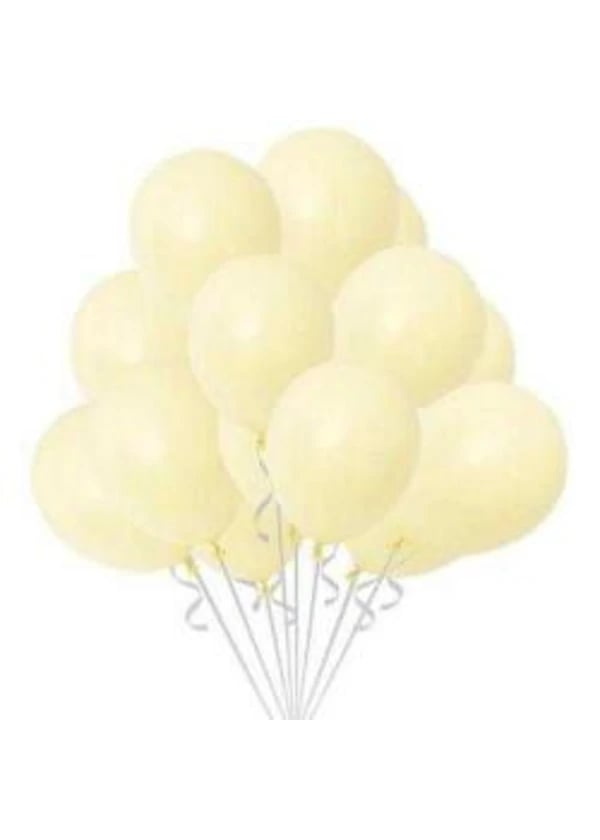 Makaron Sarı Balon 10'lu Paket - Gorsel 1