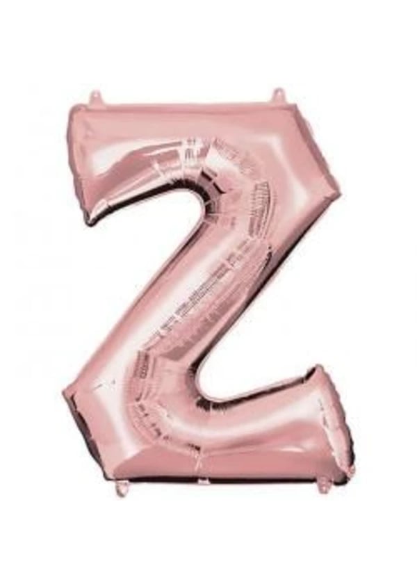 Z Harf Folyo Balon Rose Gold 100cm - Gorsel 1