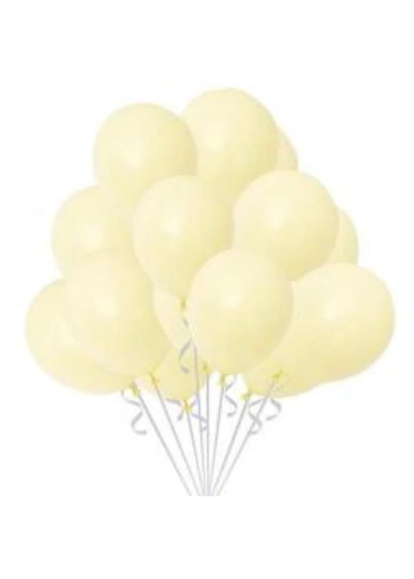 Makaron Sarı Balon 100'lü Paket - Gorsel 1