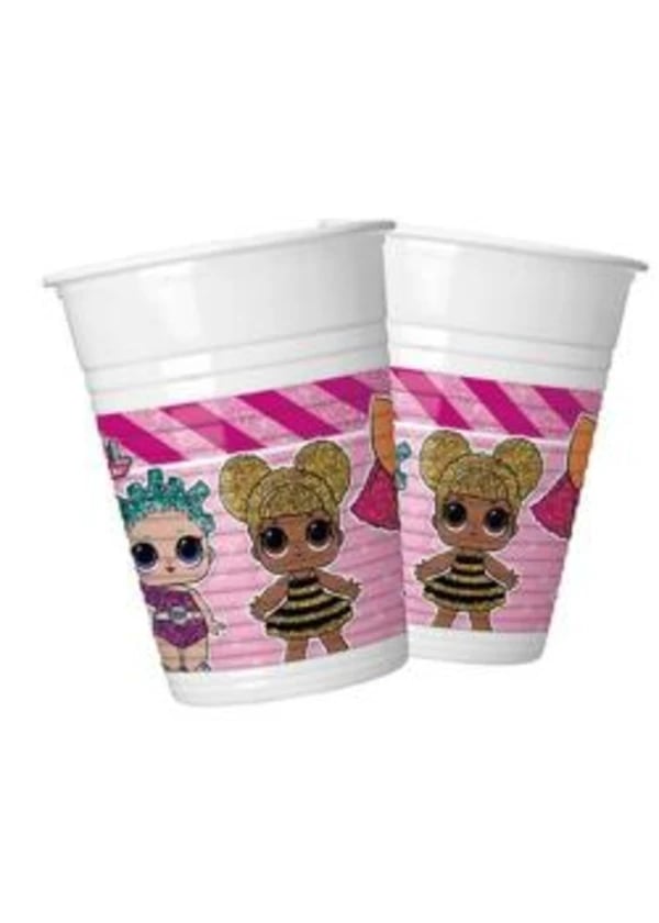 LoL Bebek Plastik Bardak 8'li - Gorsel 1