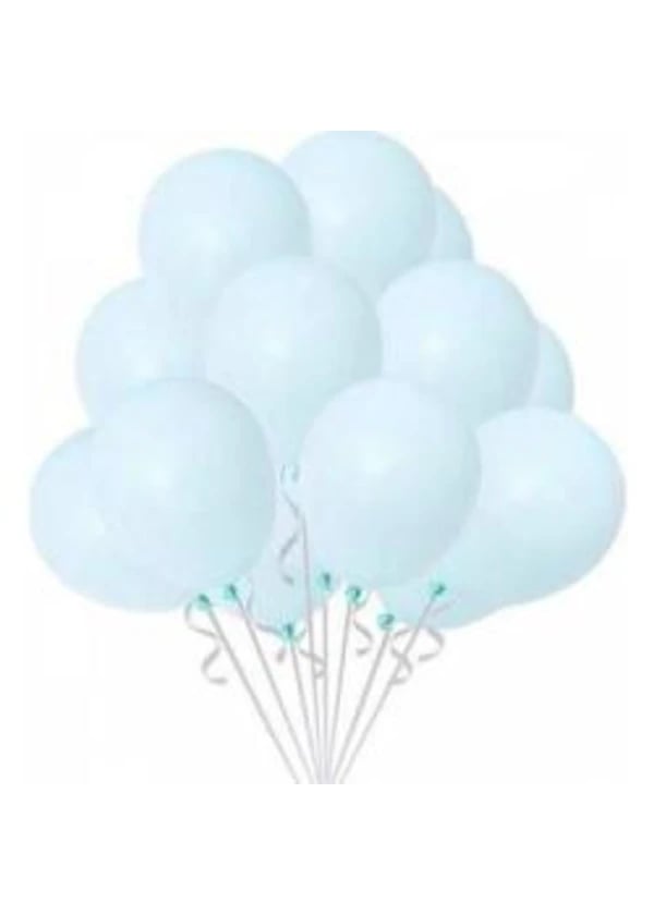 Makaron Açık Mavi Balon 100'lü Paket - Gorsel 1