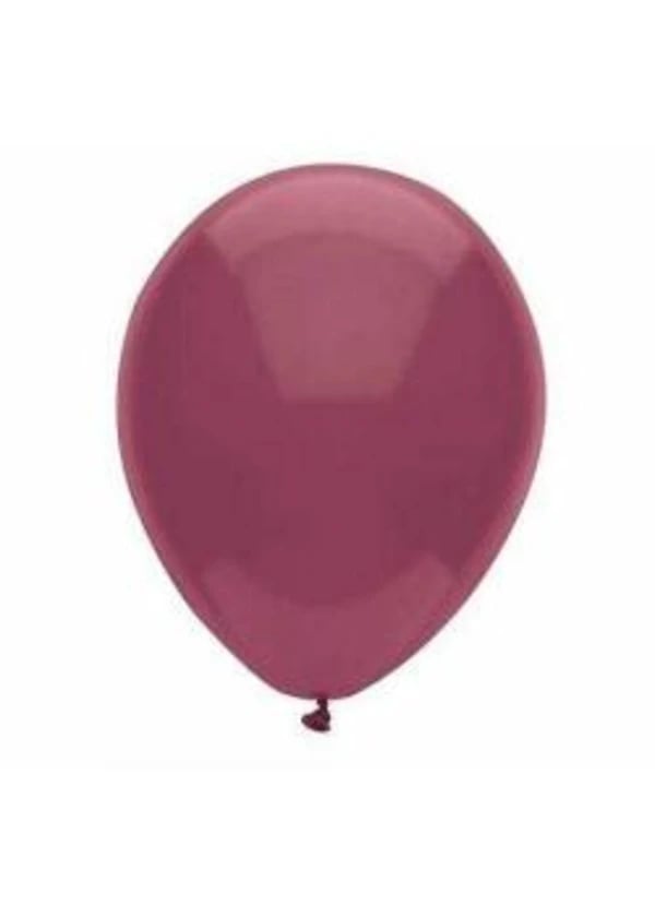 Pastel Bordo Balon 100'lü Paket - Gorsel 1