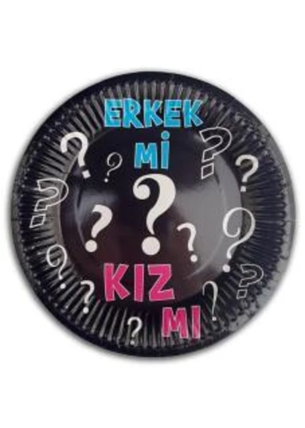 Cinsiyet Belirleme Partisi Karton Tabak 8'li - Gorsel 1