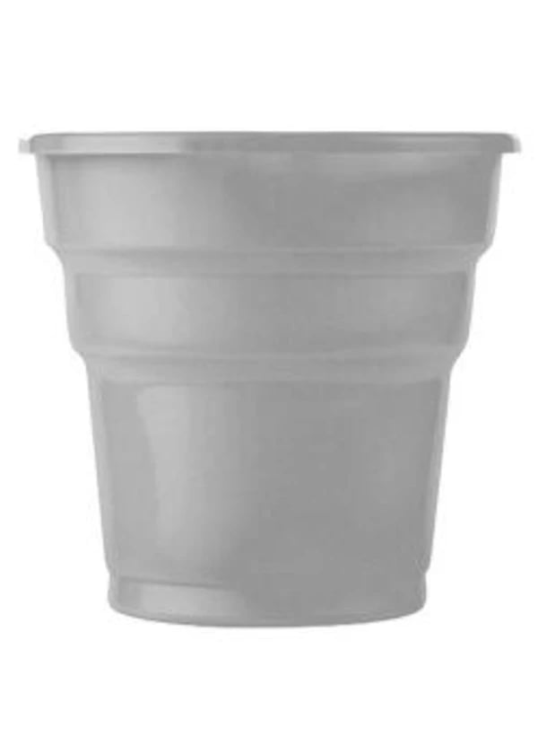 Plastik Gümüş Bardak 24'lü - Gorsel 1