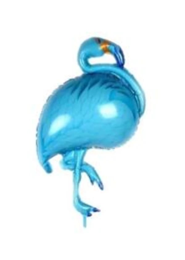 Flamingo Folyo Balon Mavi 105x51cm - Gorsel 1