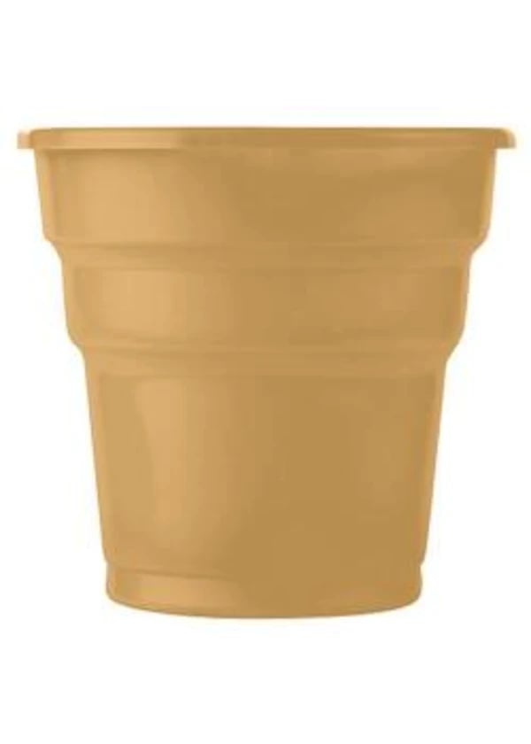 Plastik Altın Bardak 24'lü - Gorsel 1