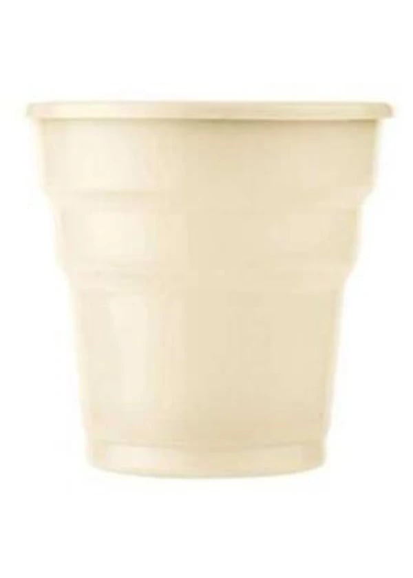 Plastik Krem Bardak 10'lu - Gorsel 1