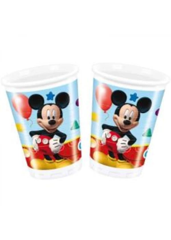 Mickey Playful Plastik Bardak 8'li - Gorsel 1