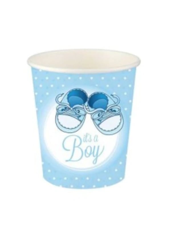 Mavi Patikler Erkek Bardak 8'li - Gorsel 1