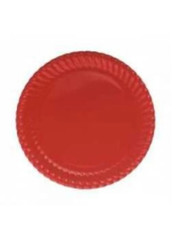 Kırmızı Karton Tabak 8'li - Gorsel 1