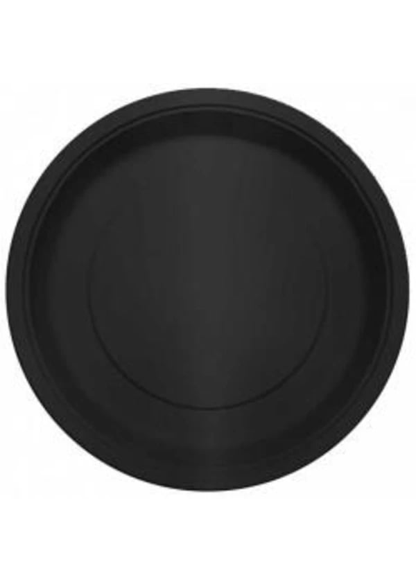 Metalize Siyah Karton Tabak 8'li - Gorsel 1