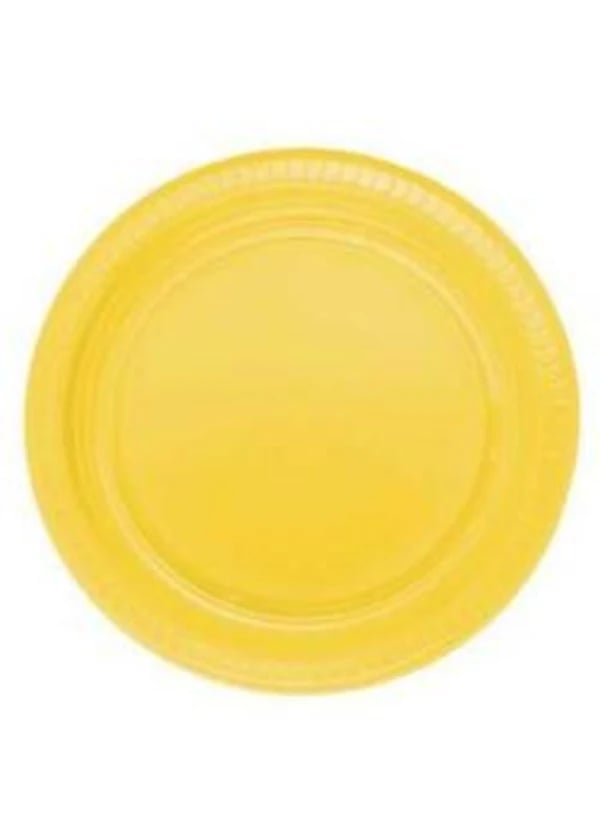 Sarı Plastik Tabak 24'lü - Gorsel 1