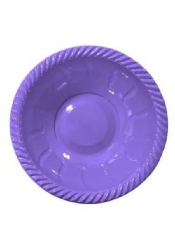 Lila Yuvarlak Kase 6'li - Gorsel 1