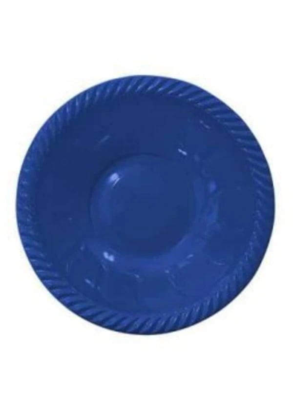 Lacivert Plastik Yuvarlak Kase 6'li - Gorsel 1