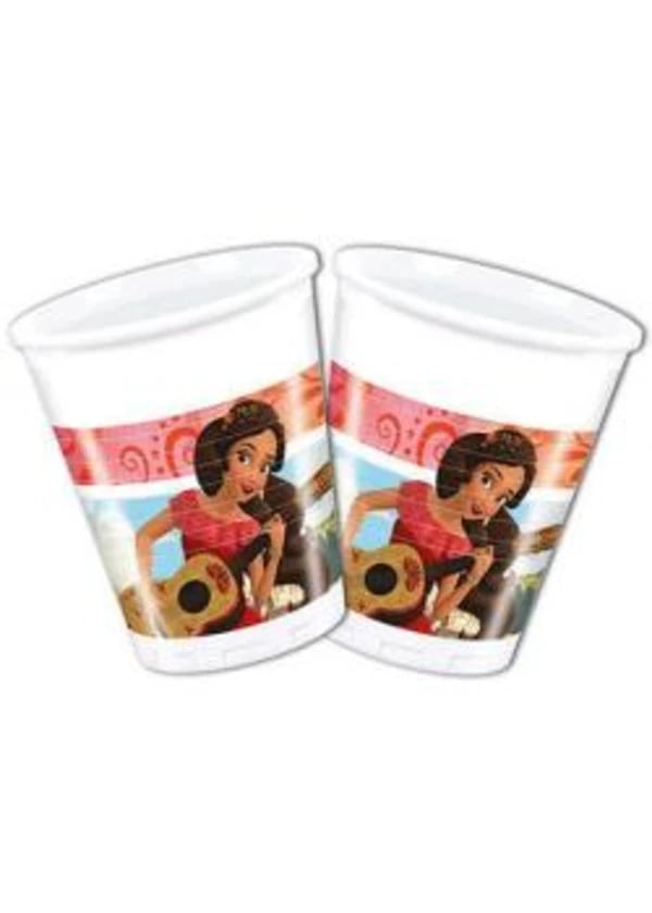 Prenses Elena Plastik Bardak 8'li - Gorsel 1