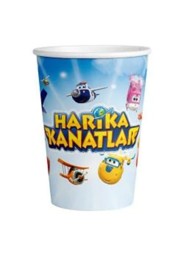 Harika Kanatlar Karton Bardak 8'li - Gorsel 1