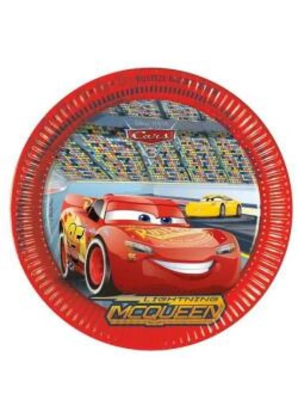 Cars 3 Karton Tabak 8'li - Gorsel 1