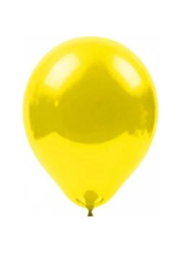 Metalik Sarı Balon 10'lu Paket - Gorsel 1